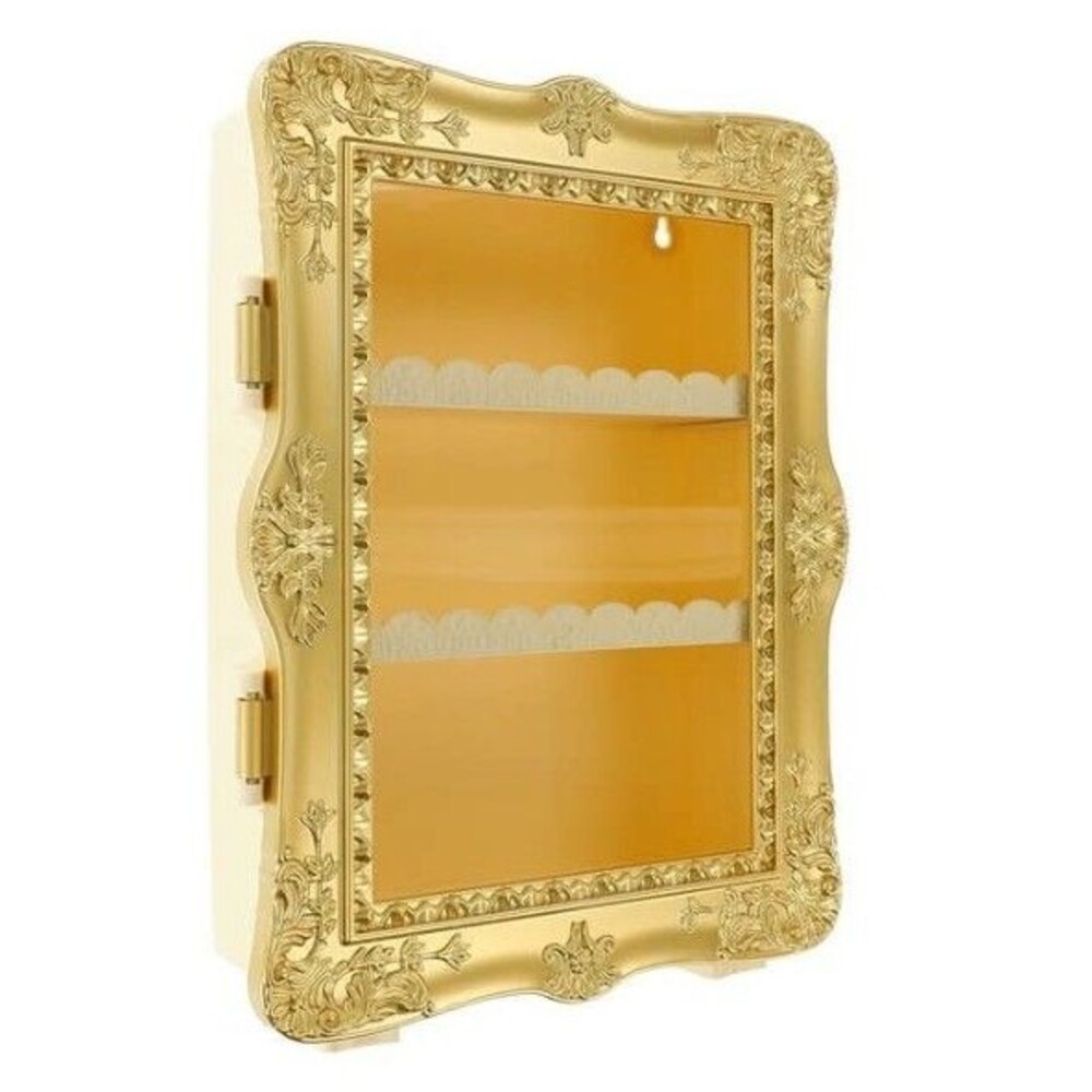 Room 2 Room Gilded Display Shelf Wall Hanging Tabletop Gold Frame Vanity